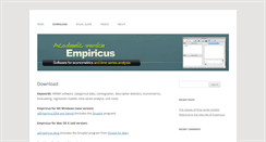 Desktop Screenshot of empiricus.unican.es