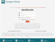 Tablet Screenshot of campusvirtual.unican.es