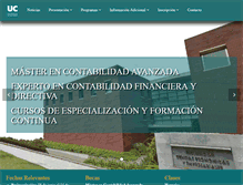 Tablet Screenshot of expertoauditoria.unican.es
