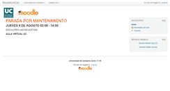 Desktop Screenshot of moodle.unican.es