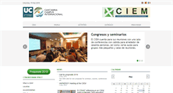 Desktop Screenshot of ciem.unican.es